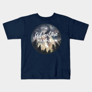 Adventure Awaits Kids T-Shirt